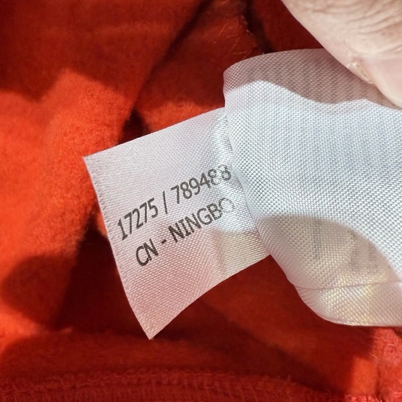 Burton Hoodie Mens Orange XL Red Extra Large Graphic Snowboarding Pullover - Picture 11 of 15